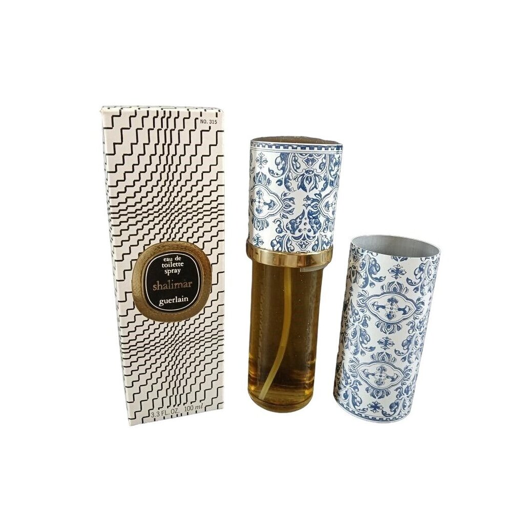 Guerlain Shalimar Vintage Eau de Toilette 3.3OZ Atomizer Spray Jasmine Amber Iri - Picture 2 of 5